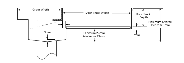 100AATDiS-Black Threshold with Sill