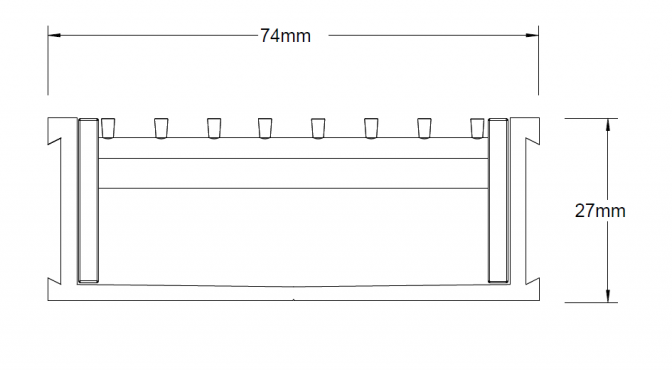 65TRGALLBL25 Linear Drain