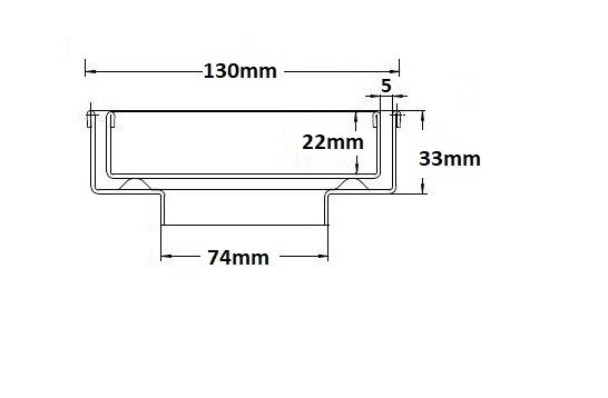 SQP100Ti33DN80 Square Floor Waste